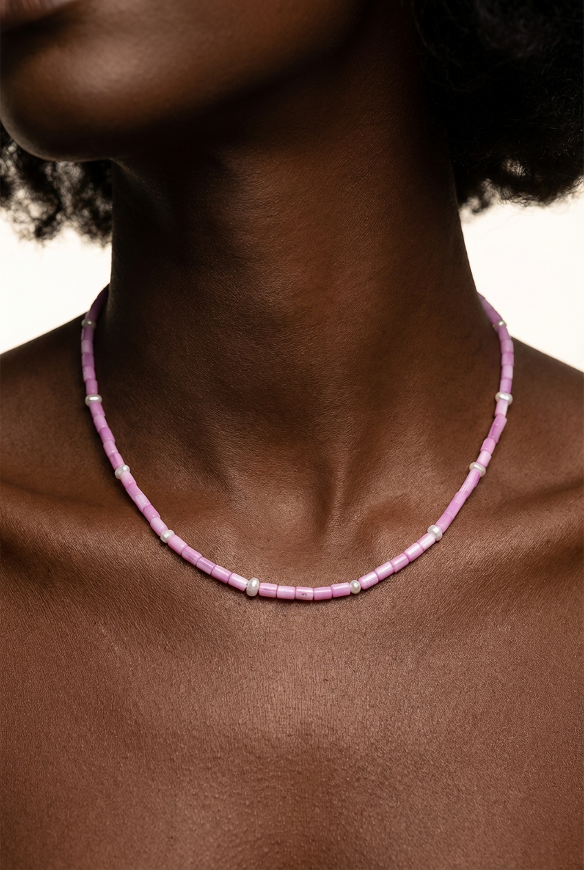 *Limited* Lusia Necklace - Hot Pink
