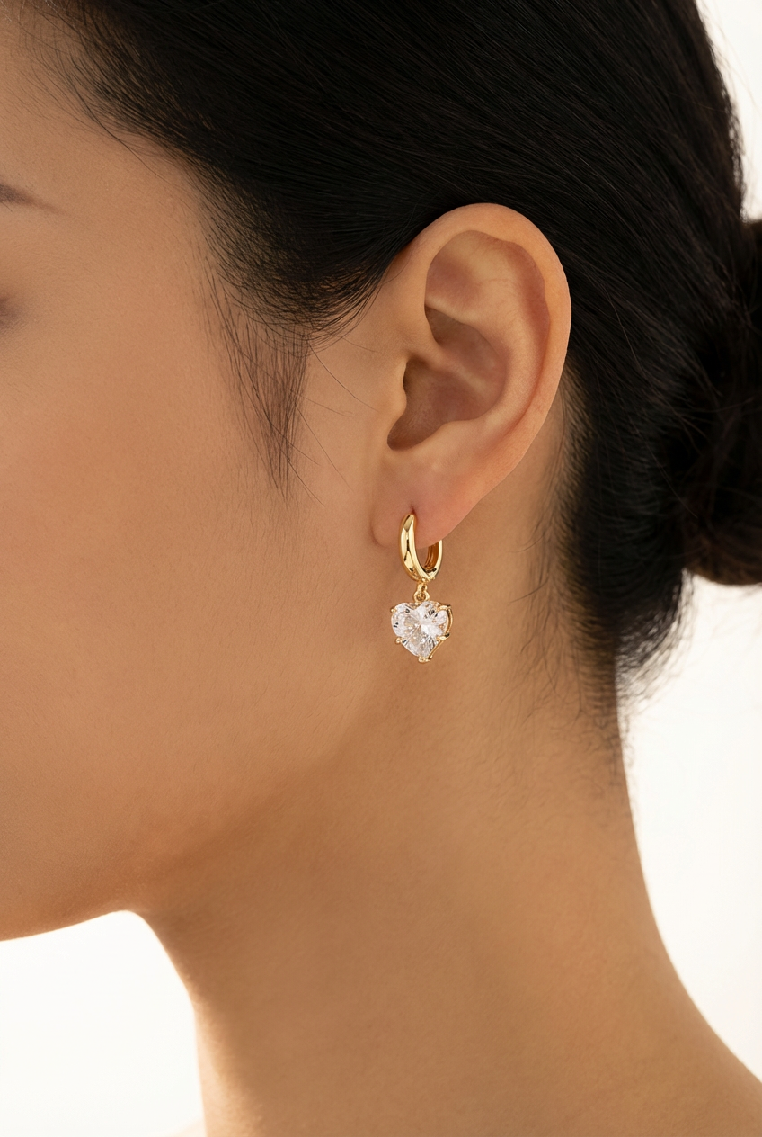 Lola Heart Earrings