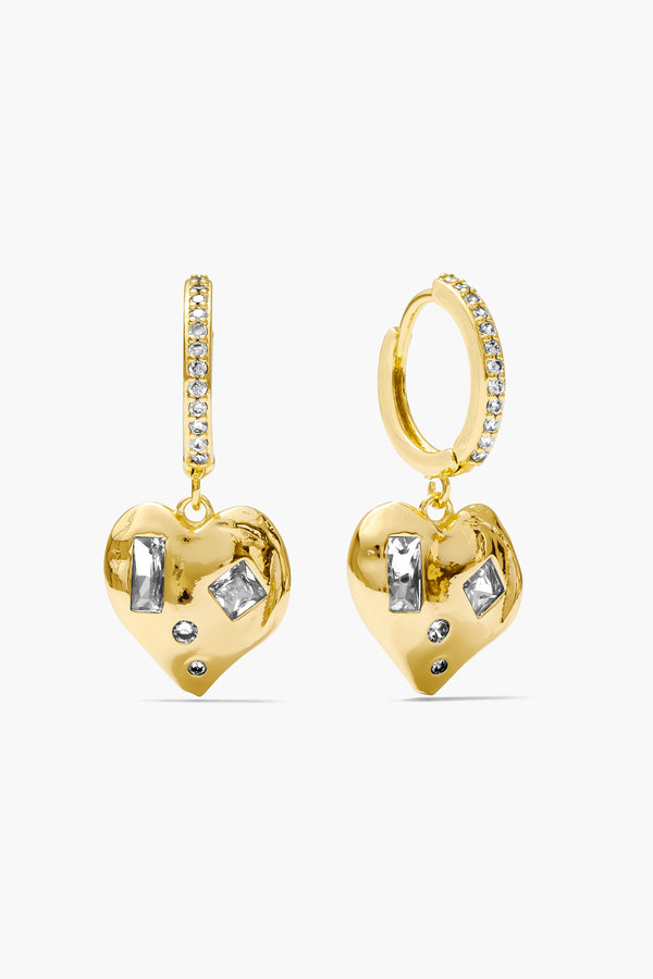 Love You Earrings (Gold)