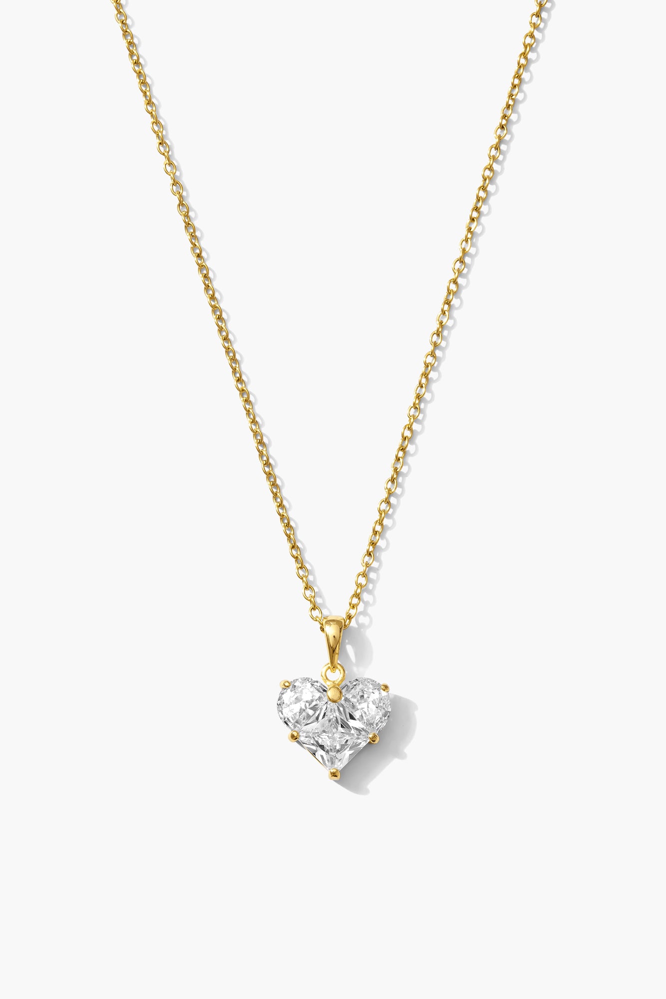 Oma Chain Heart Charm Necklace