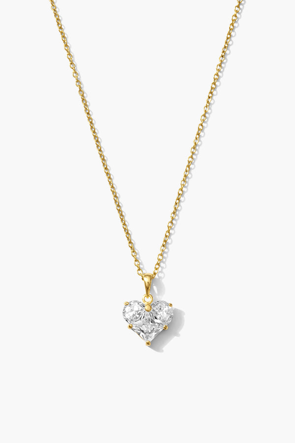 Oma Chain Heart Charm Necklace