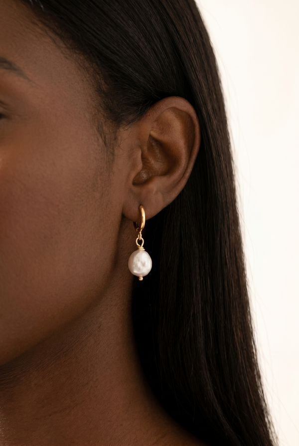 New Pete Pearl Drop Earrings 2.0