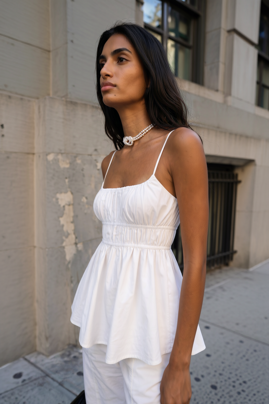 Cece Statement Layered Pearl Necklace
