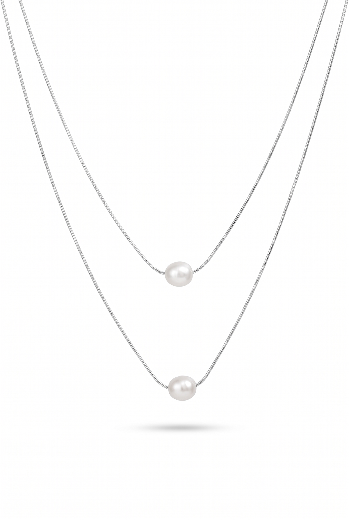 Double Layer Freshwater pearl necklace