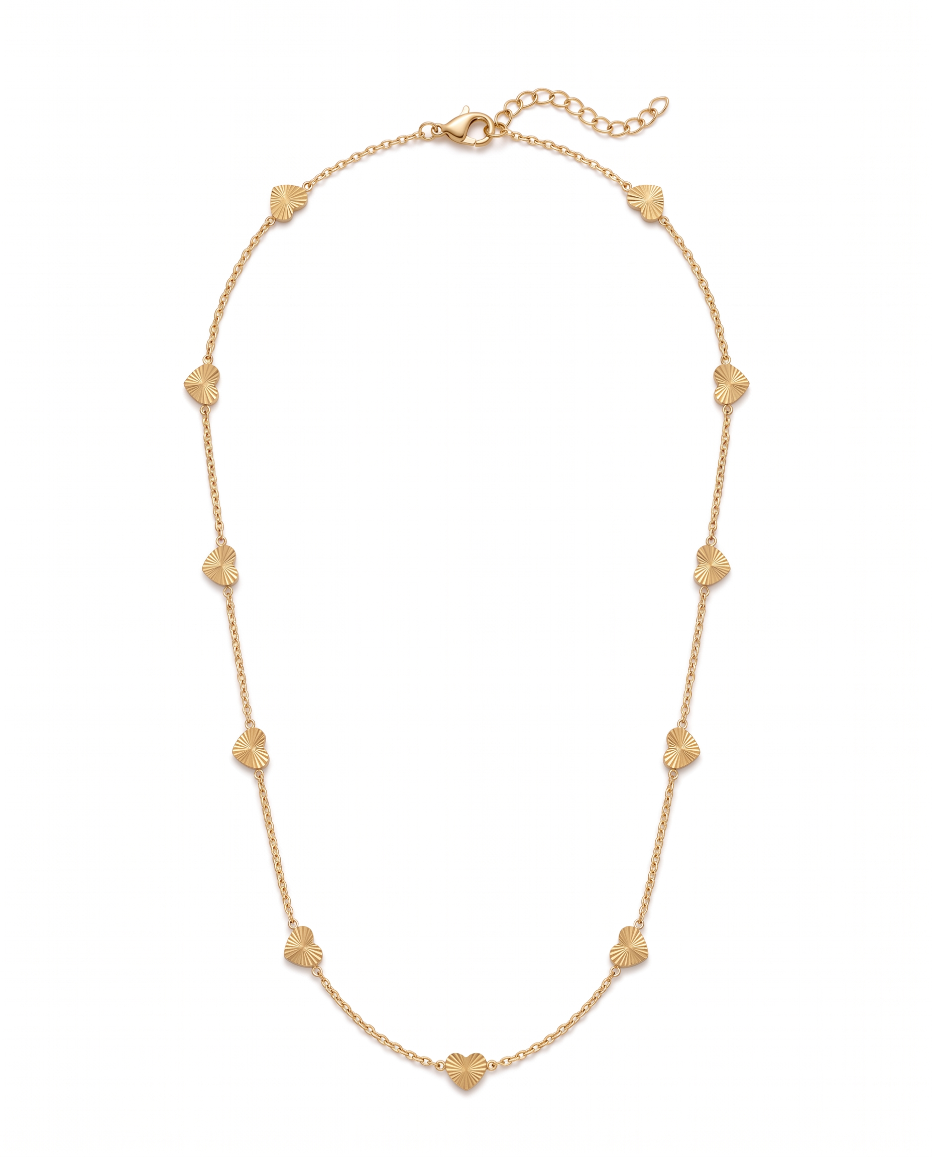 Julia Heart Chain Necklace