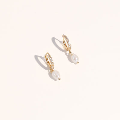 Bridal Gift Set - Layla Pearl Drop Earrings Set - Joey Baby