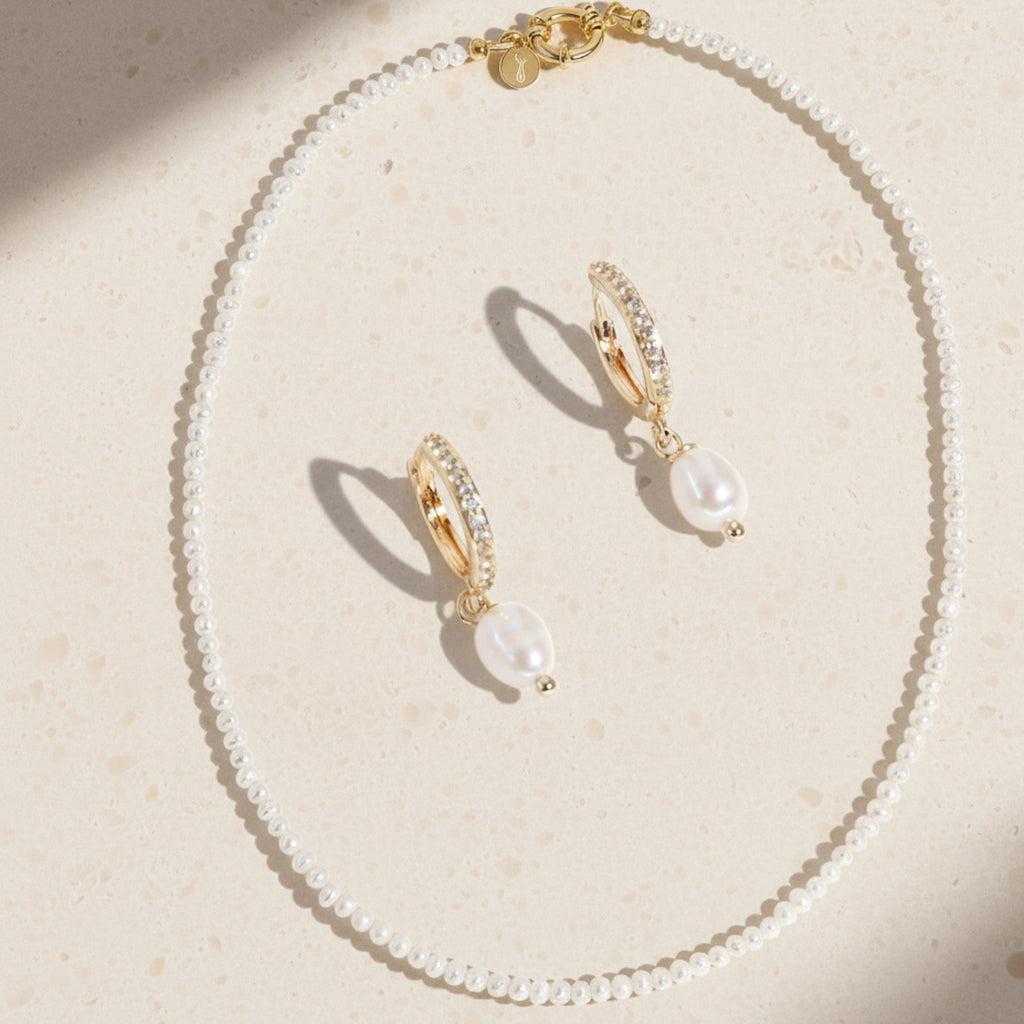 Layla & Carrie Freshwater Pearl Set - Joey Baby