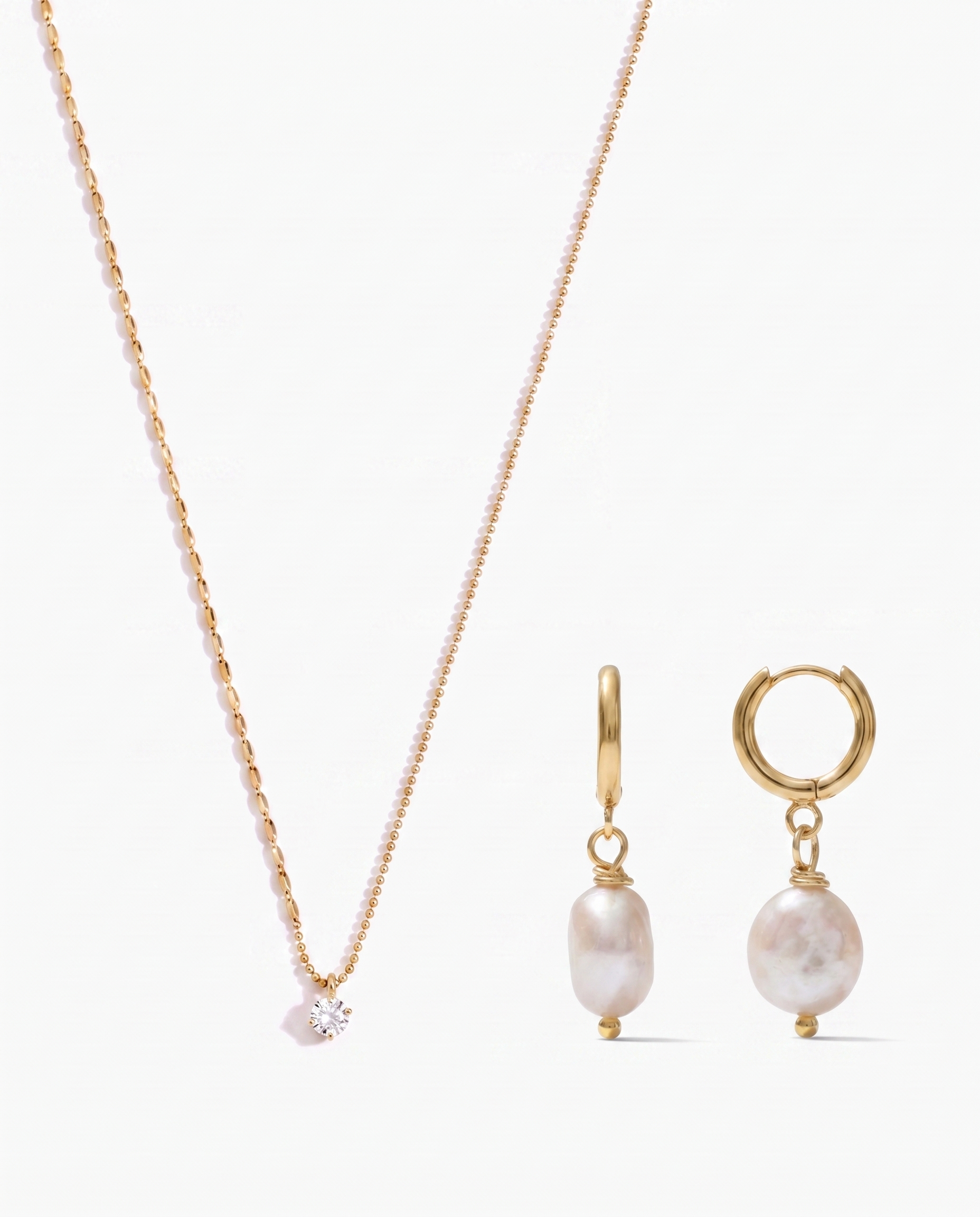 Heidi Necklace + Pete Earrings Set