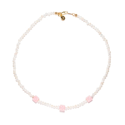 Pink Dice Necklace - Joey Baby